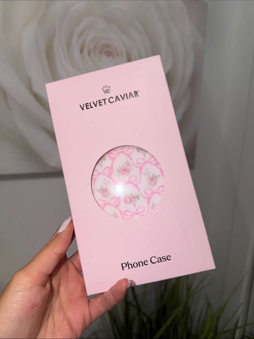 Velvet Caviar Pink Floral & Bow Phone Case IPhone 17 pro Max